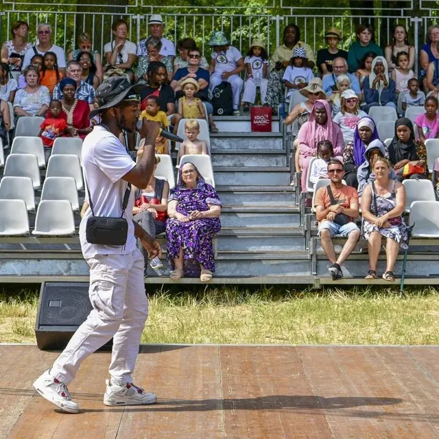 photo rap, slam, cirque… les élèves ont pu s’exprimer.  ©  le maine libre – yvon loué