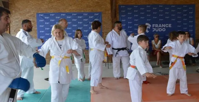 photo  le judo-club a présenté des démonstrations.  &copy;  ouest-france 