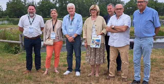 photo  les adhérents et membres de sarthe tourisme peuvent pratiquer quelques ateliers pêche avant l’assemblée générale qui s’est déroulée aux rouanneraies, site de la fédération sarthoise de pêche à fillé-sur-sarthe.  &copy;  ouest-france 