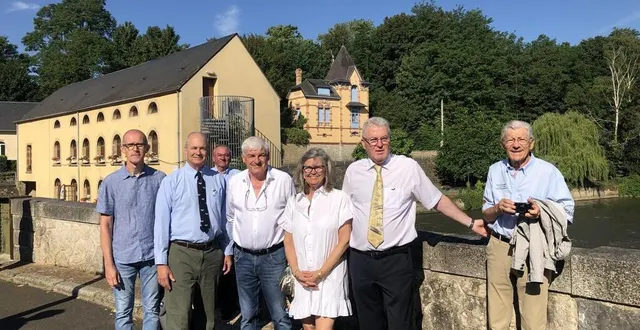 photo  les élus de champagné ont présenté la commune, son potentiel touristique aux abords de la rivière et le projet de valorisation de la fête des lances, des vols des frères wright à auvours et l’épopée de jean rondeau.   &copy;  le maine libre 