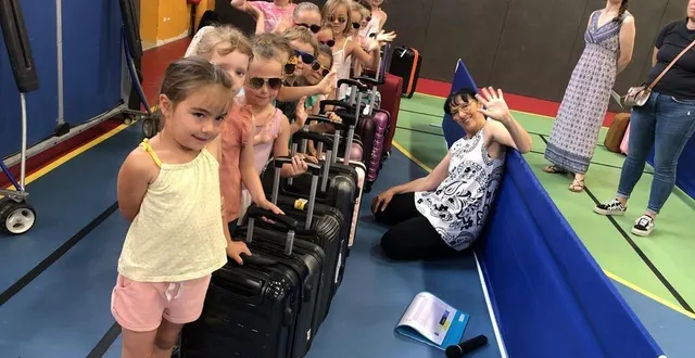 photo  la répétition générale du spectacle « ma valise » s’est déroulée le dimanche 18 juin 2023 au gymnase anjou.  &copy;  ouest-france 