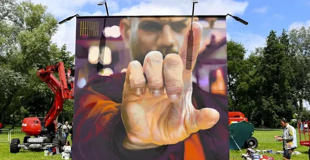 photo  les visiteurs pourront participer à des ateliers peinture, regarder les artistes peindre et surtout admirer leur art.   &copy;  archives le maine libre – yvon loué 