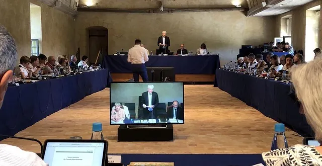 photo  l’assemblée départementale de la sarthe vote le budget supplémentaire ce vendredi 23 juin 2023.  &copy;  le maine libre 