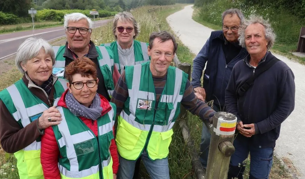 le balisage de l’itinéraire SainteMère