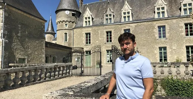photo  xavier fautrelle de fondaumière a racheté le château des feugerets en 2018.  &copy;  ouest-france 