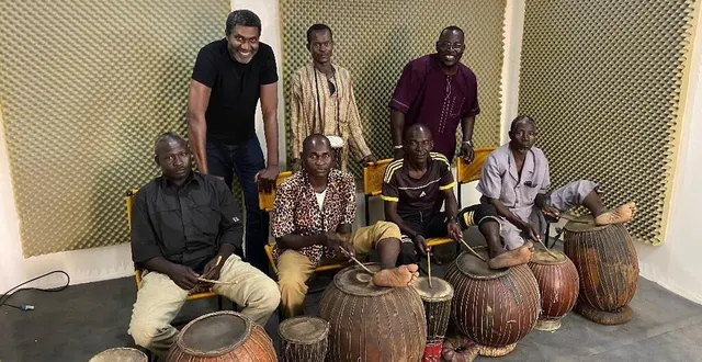 photo  les tambours qui parlent, le 2 juillet, à saint-aubin-de-bonneval.  &copy;  ouest-france 