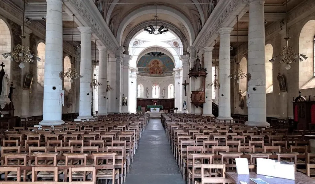 Les intérieurs de l’église de la Madeleine, à Segré, vont être