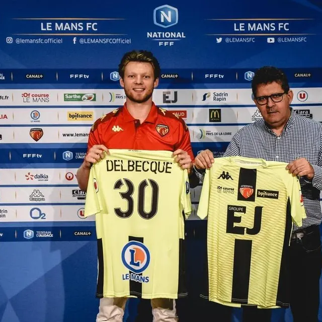 photo formé au rc lens, augustin delbecque va découvrir le national avec le mans fc  ©  photo : le mans fc