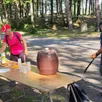 photo  les randonnées du comité des fêtes ont souffert de la chaleur mais c’était bien 300 marcheurs et 100 vtt qui étaient présents sur les chemins, dimanche 25 juin. 