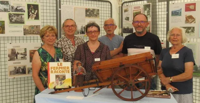 photo  jean-louis graindorge, nouveau président de patrimoine de goulet entouré de membres de l’association.  &copy;  ouest-france 