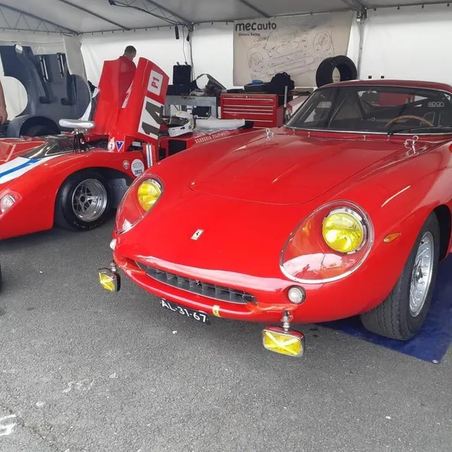 photo une ferrari 275 préparée course.  ©  guillaume nédélec