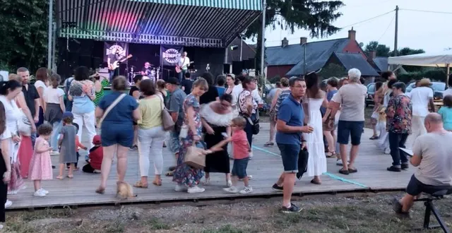 photo  un concert de rock après le repas.  &copy;  le maine libre 