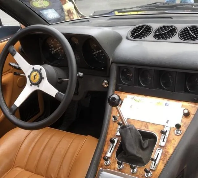 photo cette ferrari 365 a appartenu au frère d’hassan ii, ancien roi du maroc.  ©  ouest-france