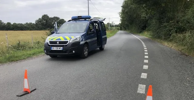 photo  les forces de l’ordre sont déployées dans le secteur de cantenay-épinard, cet après-midi du dimanche 2 juillet.  &copy;  ouest-france 