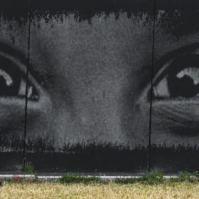 photo l’œuvre de lapin blanc, un autre regard.  ©  le maine libre - denis lambert