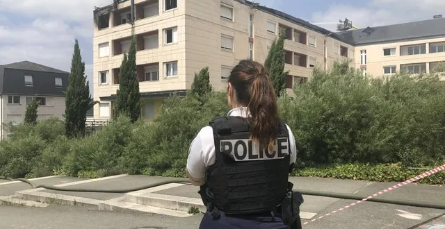 photo  une enquête de police est ouverte pour déterminer les causes de l’incendie, qui a touché un immeuble d’habitation à coulaines, près du mans (sarthe).  &copy;  ouest-france 