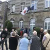 photo éliane deniaux, maire déléguée d’ athis-de-l’orne (orne), a prononcé un discours de retour à l’ordre devant une vingtaine d’habitants, le lundi 3 juillet 2023.