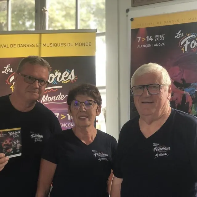 photo de gauche à droite : didier berteau, vice-président du point d'alençon, sylvie leroy, secrétaire, et michel gandon, président.  ©  ouest-france