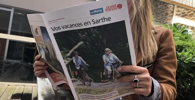 photo  le supplément « vos vacances en sarthe » est offert avec le journal ouest-france, mardi 4 juillet 2023. il regroupe de nombreuses idées de sorties.  &copy;  ouest-france 