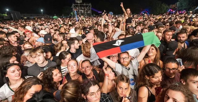 photo  pour les 25 ans d’art sonic, en juillet 2022, le public s’était enflammé pour le rappeur normand orelsan.  &copy;  martin roche/ouest-france 