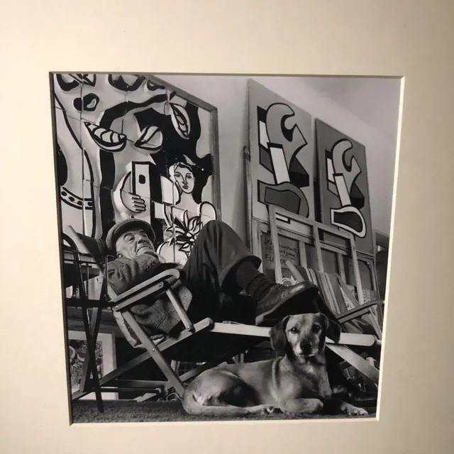 photo fernand léger en plein repos, par robert doisneau, en 1954.  ©  ouest-france