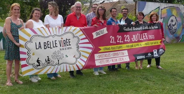 photo  les principaux organisateurs du festival « la belle virée » lors de la présentation à cérans-foulletourte.  &copy;  le maine libre 