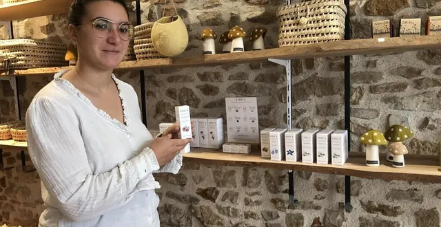 photo  à sablé-sur-sarthe, marion hautreux a trouvé son bonheur au 18, rue de l’île où elle ouvre samedi 8 juillet 2023 sa boutique baptisée celest.  &copy;  ouest-france 