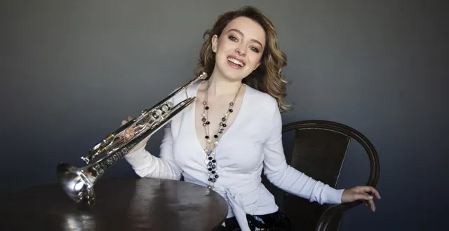 photo  lucienne renaudin vary est une virtuose de la trompette.  &copy;  simon fowler 