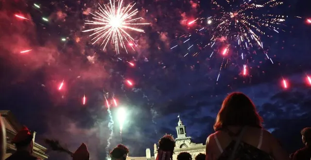 photo  le ciel de l’orne va s’illuminer de multiples couleurs entre le 13 et le 15 juillet 2023.  &copy;  archives ouest-france 