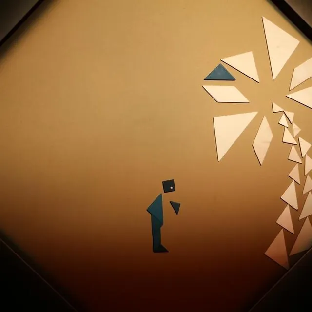 photo « karl » reprend le concept du jeu chinois, le tangram.  ©  dr