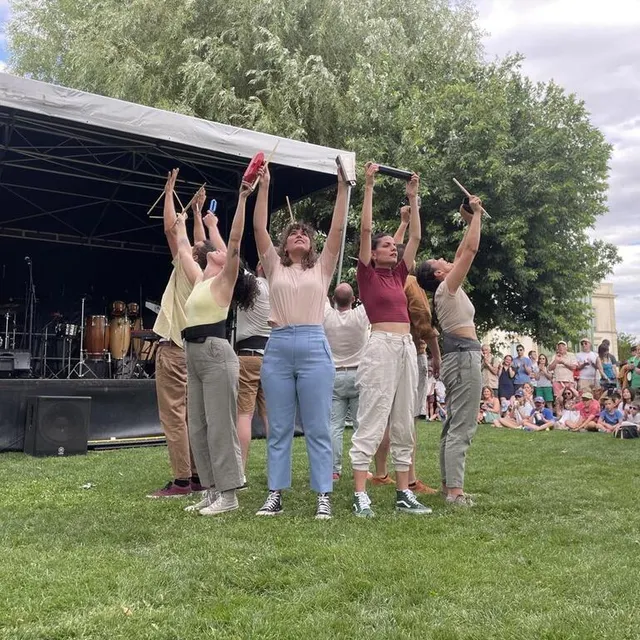 photo sound de secá a rythmé le plan d’eau avec ses percussions.  ©  ouest-france