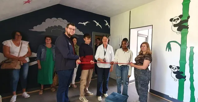 photo  le local de la mission locale aménagé, par et pour les jeunes, a été inauguré début juillet.  &copy;  le maine libre 