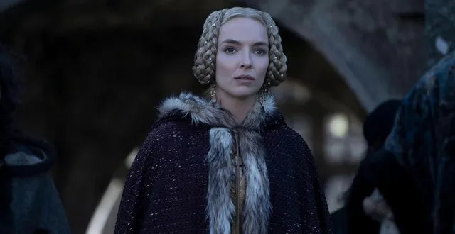 photo  jodie comer dans le rôle de marguerite de carrouges dans le film « le dernier duel », de ridley scott.  &copy;  entertainment pictures / alamy stock photo 