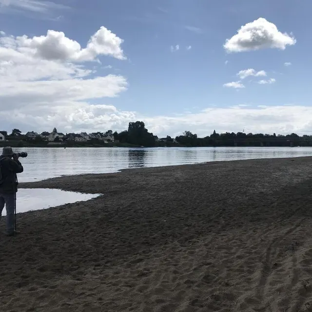 photo à béhuard, seule ville insulaire des pays de la loire, la vue est incomparable.  ©  ouest france