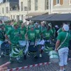 photo la batucada brazauréoles dont les percussions ont résonné dans les rues du village.