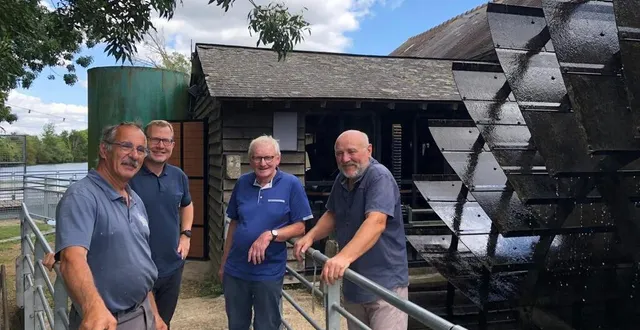 photo  yannick vannier, thomas brochard, yves schoefs et michel ducreux font partie de l’association des amis du moulin de la bruère, à la flèche.  &copy;  ouest-france 