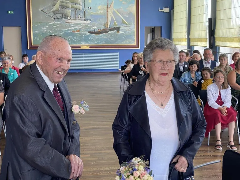 À SaintHilaireduHarcouët, Lucie et Gustave Fillatre ont fêté leurs