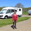 photo à athis, dans l’orne, valérie vié accueille les camping-cars dans sa ferme.