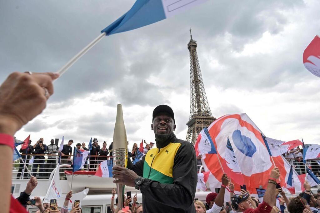 EN IMAGES. JO 2024 Usain Bolt à Paris pour la présentation de la
