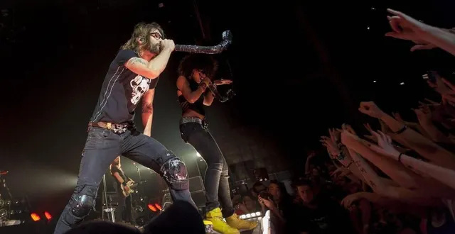 photo  le groupe shaka ponk, ici au zénith de nantes en 2012, reviendra une dernière fois au mans le 29 février 2024.  &copy;  archives presse océan – photo d’illustration – cédric blondeel 