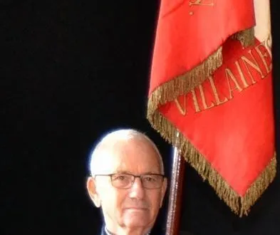 photo  michel dubois était très respectueux de sa fonction de porte-drapeau.  &copy;  collection privée 