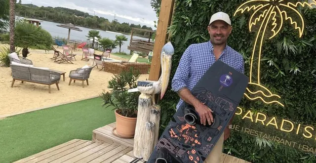 photo  maxime deshayes a ouvert wake paradise en 2016, à spay, à quelques kilomètres du mans (sarthe). à l’époque, « il n’y avait qu’un petit chalet », se souvient-il.  &copy;  ouest-france 
