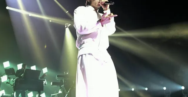 photo  orelsan en concert à antarès (le mans), le 3 janvier 2018.  &copy;  archives le maine libre – yvon loué 