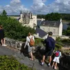 photo  les touristes étaient de retour à montsoreau après un mois de juillet pluvieux. 
