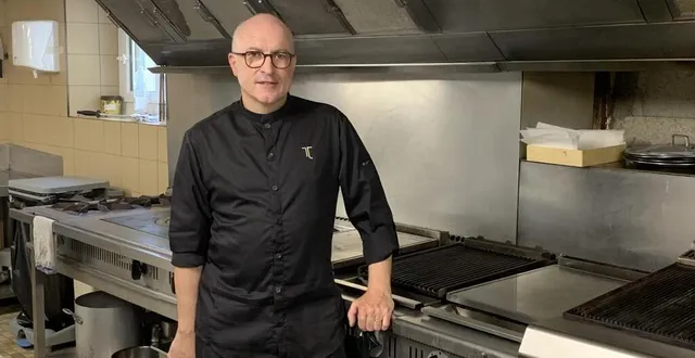 photo  philippe bossard, chef du bar à vin et restaurant la touchetière, à cholet.  &copy;  ouest france 