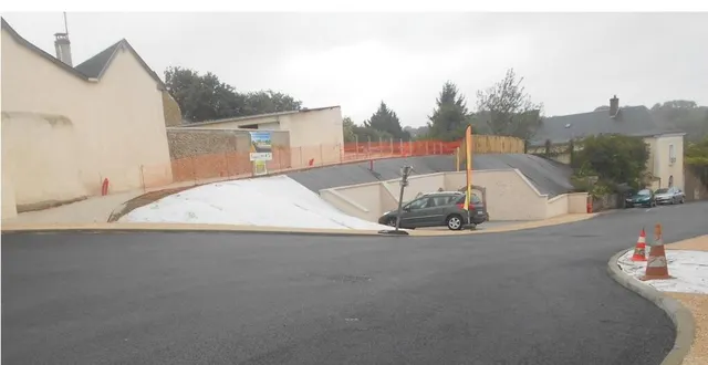 photo  une chaussée nettement élargie, ce qui donne un nouvel aspect.  &copy;  ouest-france 