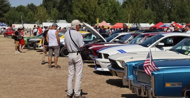 photo  quelque 1 200 véhicules seront exposés, samedi 12 et dimanche 13 août 2023, à marçon classic, en sarthe.  &copy;  archives ouest-france 