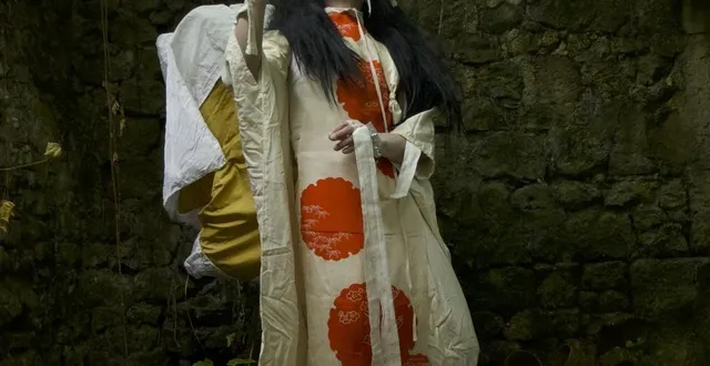 photo  hommage à masaki iwana (1945-2020). artiste de la danse butô et réalisateur de films, fondateur de la maison du butoh blanc, dans le perche.  &copy;  dr 