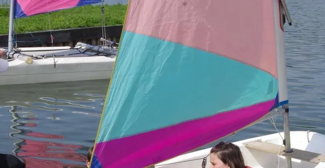 photo  belle réussite pour les stages de voile.  &copy;  le maine libre 