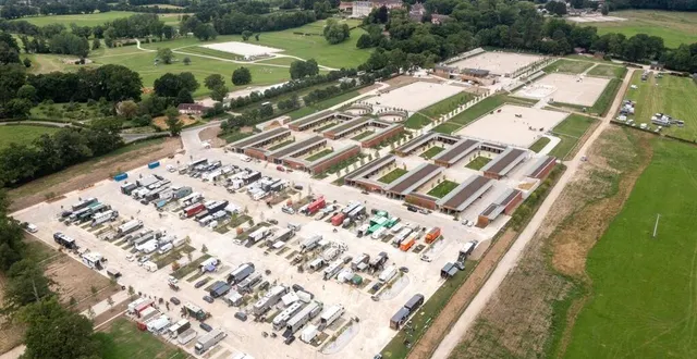 photo  le haras national du pin dans l’orne, accueille le championnat d’europede concours complet.  &copy;  stéphane geufroi 